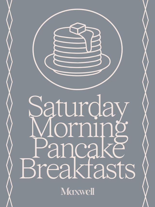 Saturday Morning Pancake Breakfasts