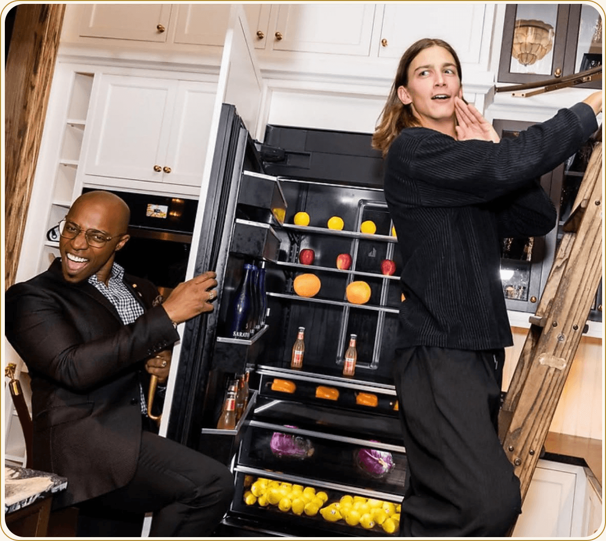 Guests gathered at a Maxwell Maison brand dinner.