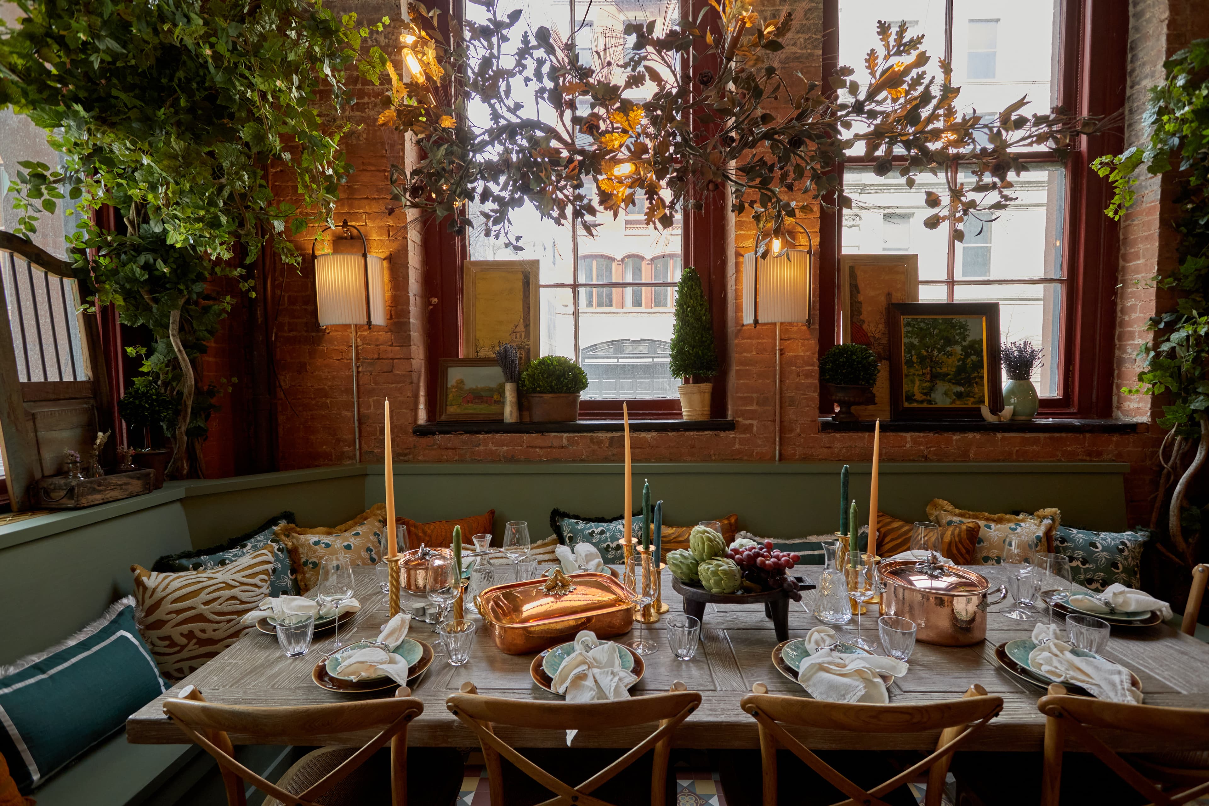 Maxwell Maison partner installation with L'Objet, Ruffoni, and Cox London.