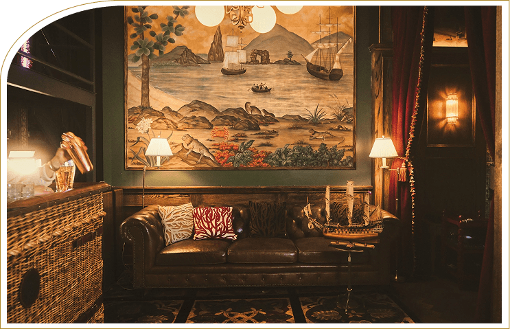 Maxwell lounge seating in the Explorers Room